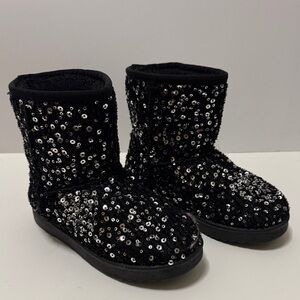 Link Black Sequin Boots